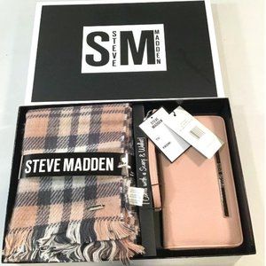 BRAND NEW- Steve Madden matching scarf and wallet set